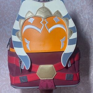 NWT Loungefly Star Wars Ahsoka Tano Cosplay Mini Backpack